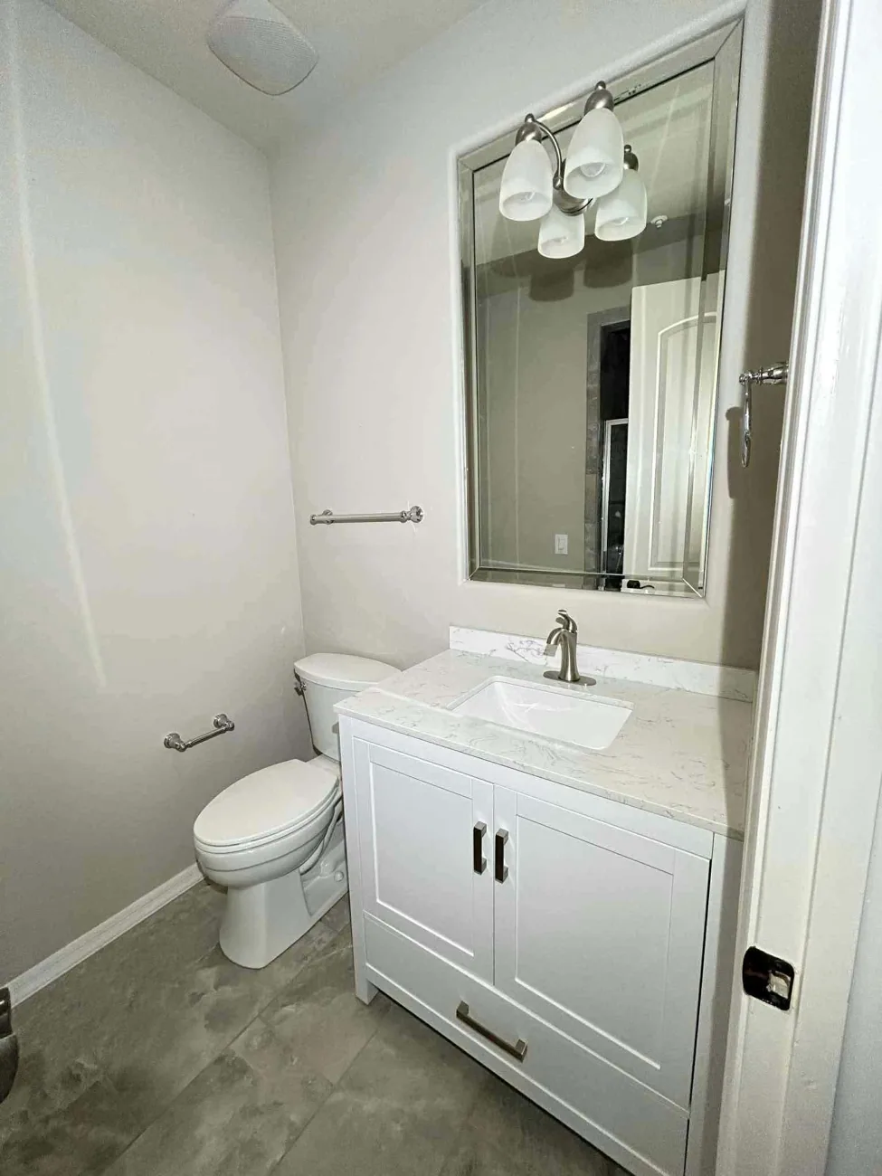 Bathrooms work — bathroom vanity