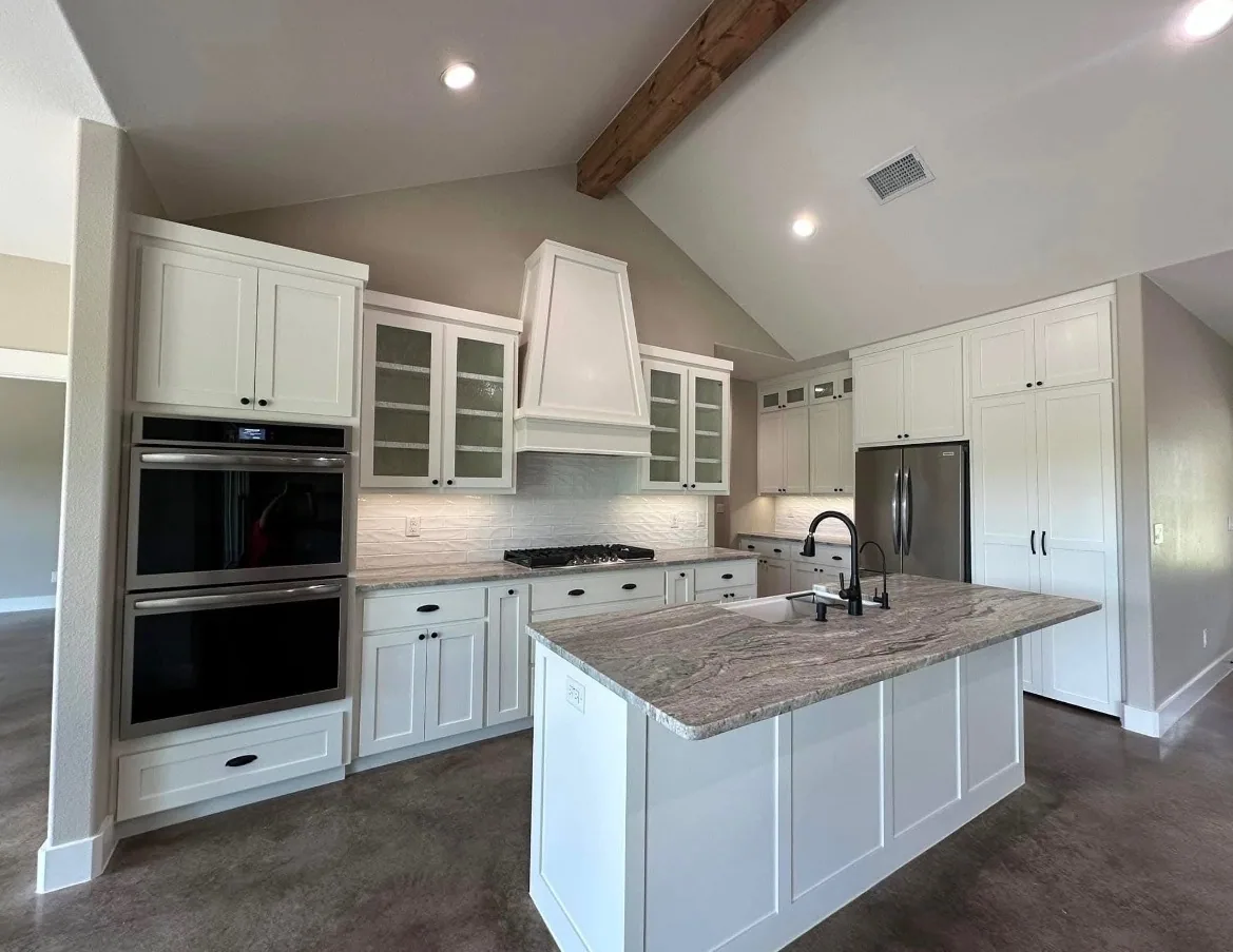 Kitchens work — kitchen vaulted