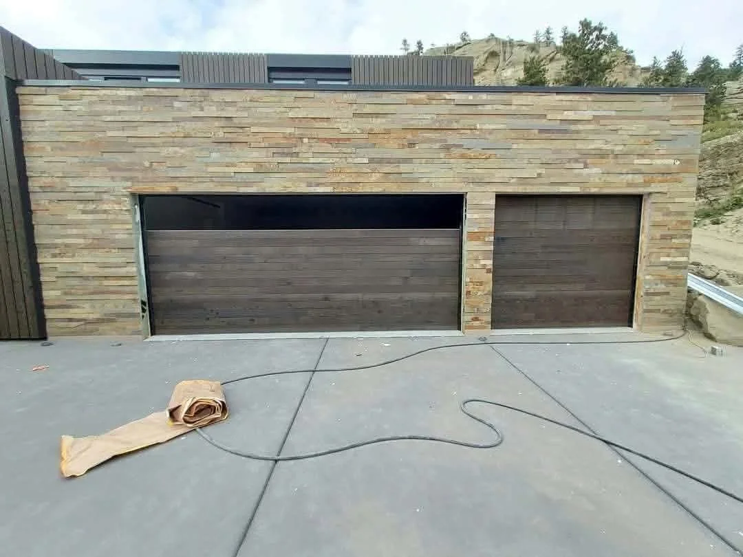 Stone Garage Detail